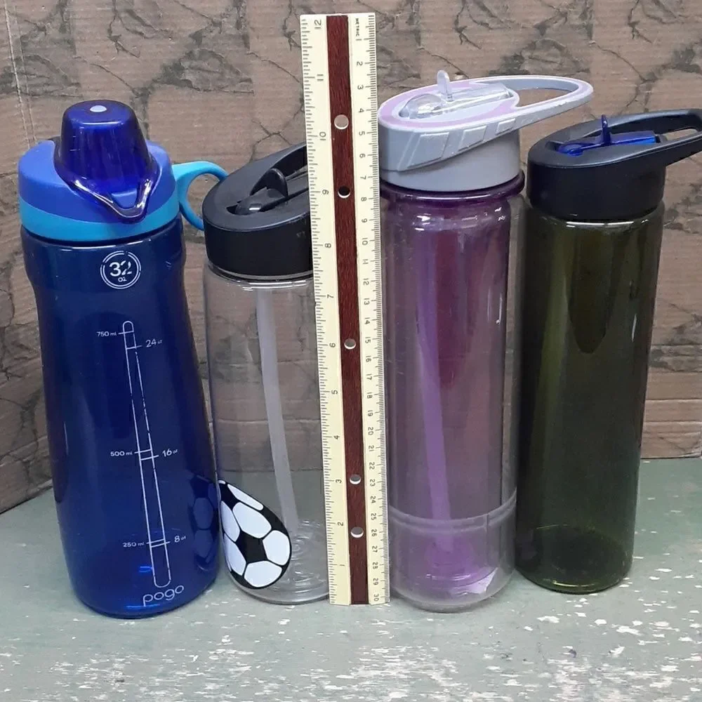 4 pc camelbak water‎ bottle flip top gym  bottles